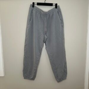 Athleta Gray Joggers Sweatpants Lounge Drawstring Pockets‎ Womens Size L